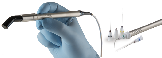 Manipolo e Tips laser dentale